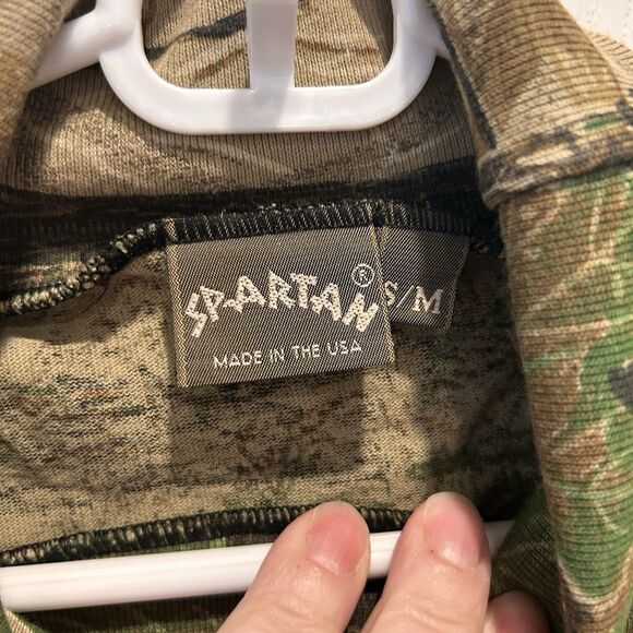 Vtg SPARTAN Realtree USA Long Sleeve Turtleneck Camo Hunting Shirt Small Medium - Picture 6 of 7